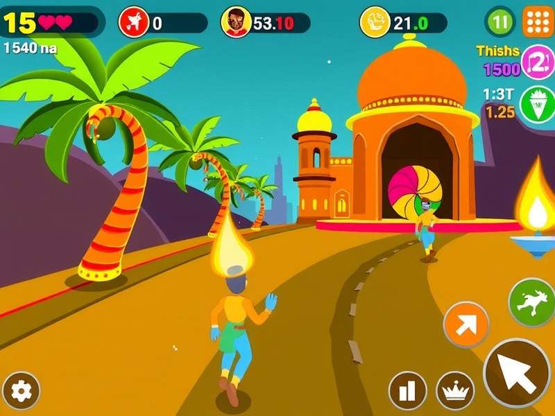 Festival Dash Adventure player statistics and download milestones in India